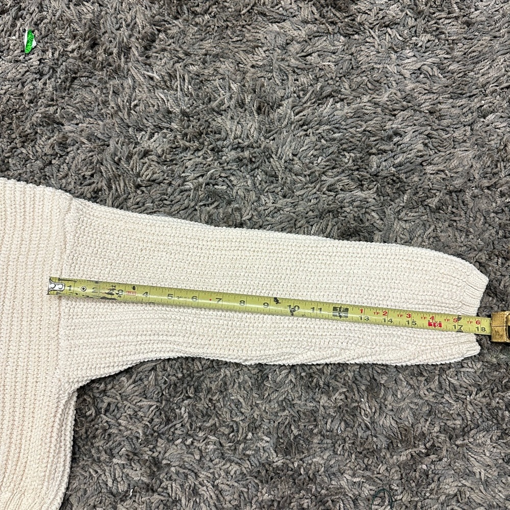 Zara Cropped Knit Sweater Asymmetric Neck, Size S <<<<224>>> - Picture 5 of 12